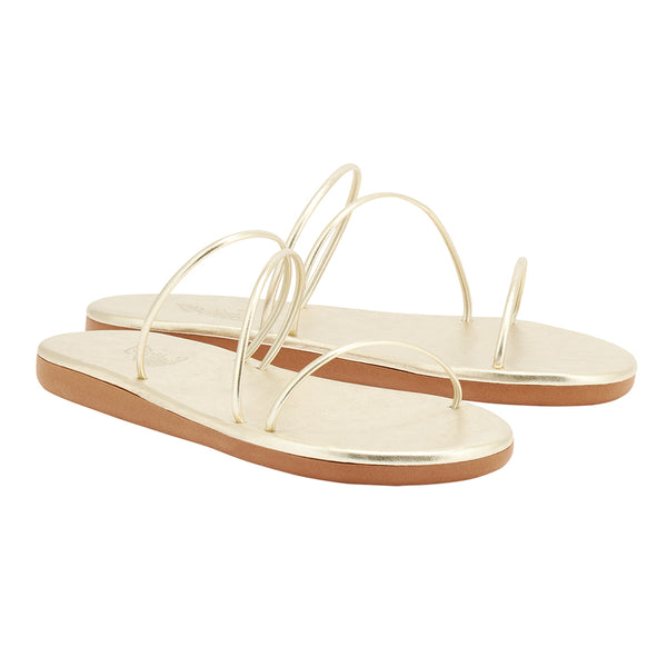 Ancient Greek Sandals Polytimi Flip Flop Platinum