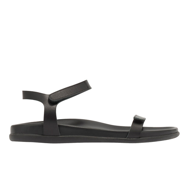 ancient greek sandals Poros Black