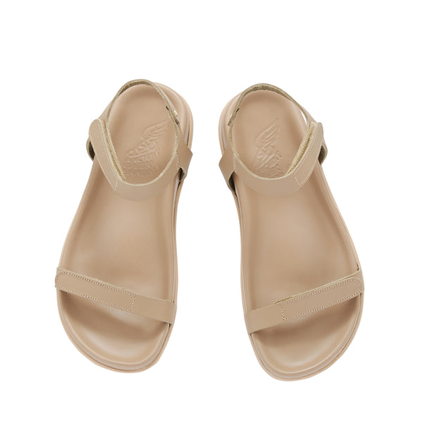 Ancient Greek Sandals Poros Taupe