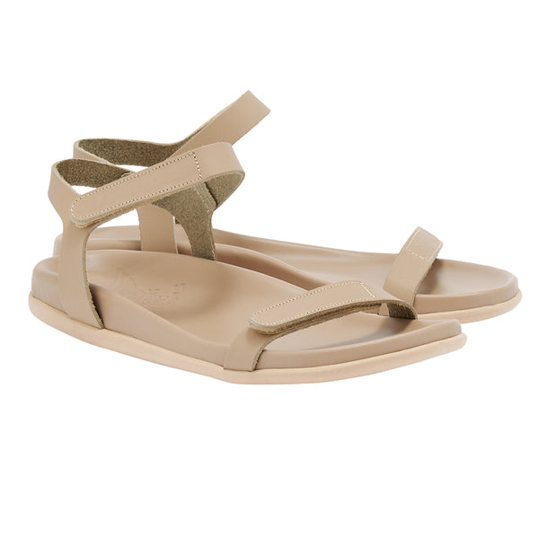 Ancient Greek Sandals Poros Taupe