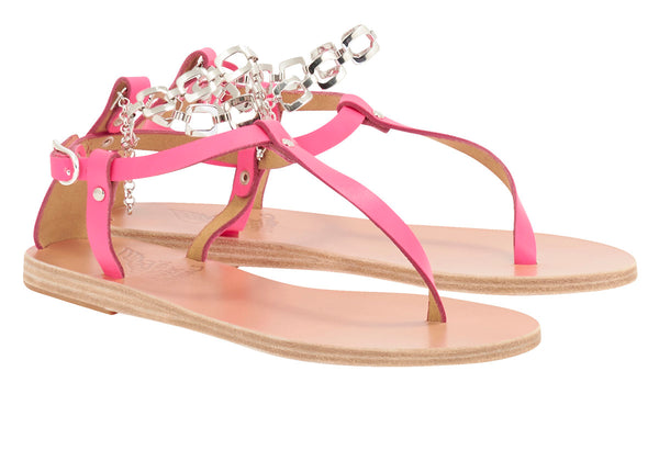 Ancient Greek Sandals Promitheas Fluo Pink