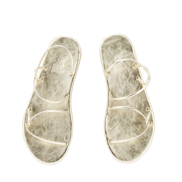 Ancient Greek Sandals Proorismos Platinum
