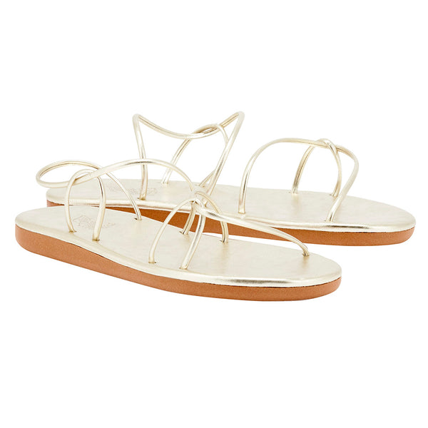 Ancient Greek Sandals Proorismos Platinum