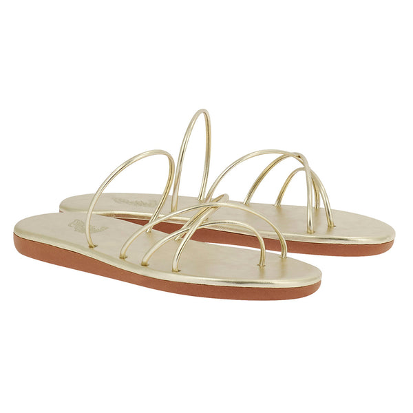 Ancient Greek Sandals Pu Platinum