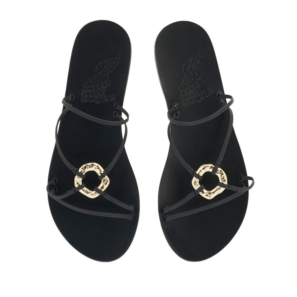 Ancient Greek Sandals Pyr Black