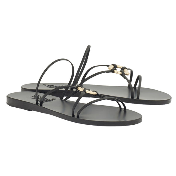 Ancient Greek Sandals Pyr Black