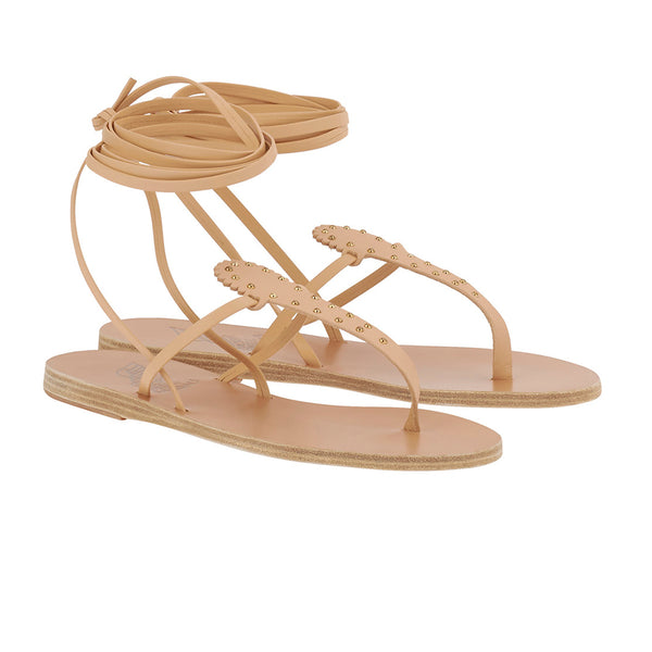Ancient Greek Sandals Pyrichos Natural