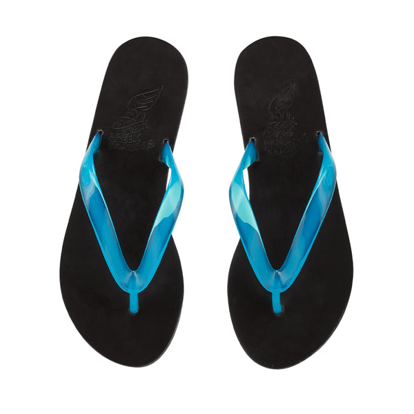 Ancient Greek Sandals Saionara Jelly Clear Blue