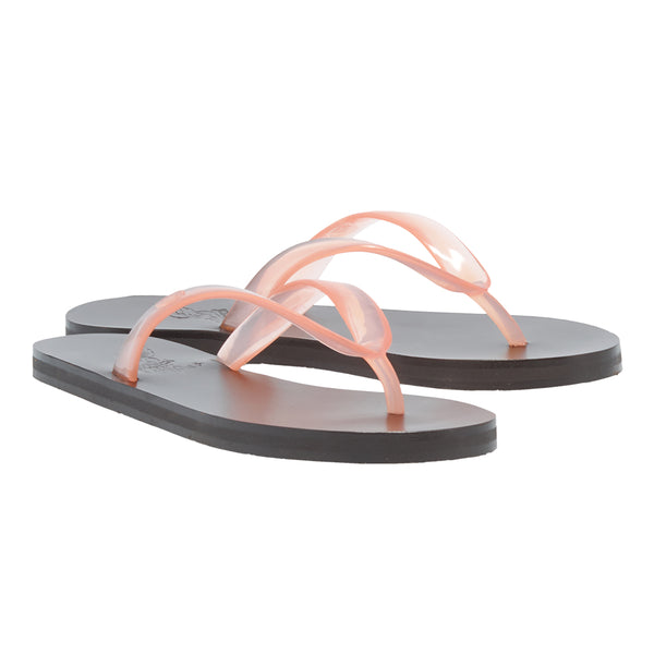 Ancient Greek Sandals Saionara Jelly Clear Pink
