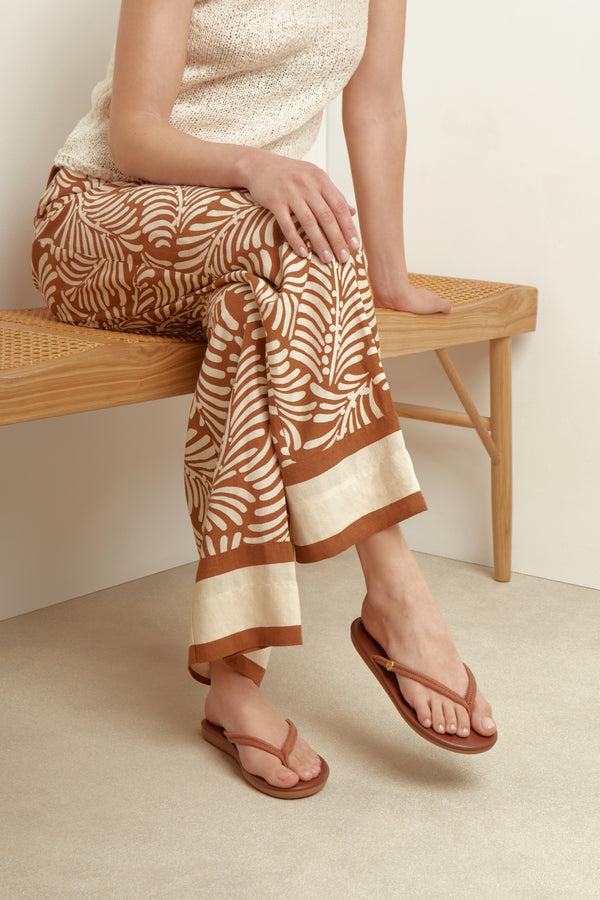 Ancient Greek Sandals Saionara Rope Beige