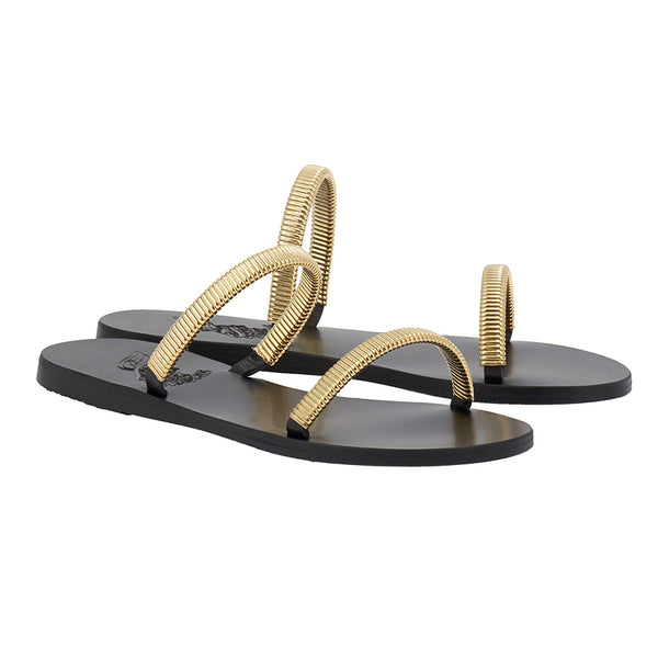 Ancient Greek Sandals Saita Black