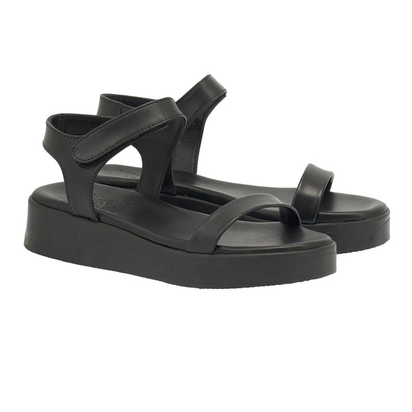 Ancient Greek Sandals Salamina ALL BLACK