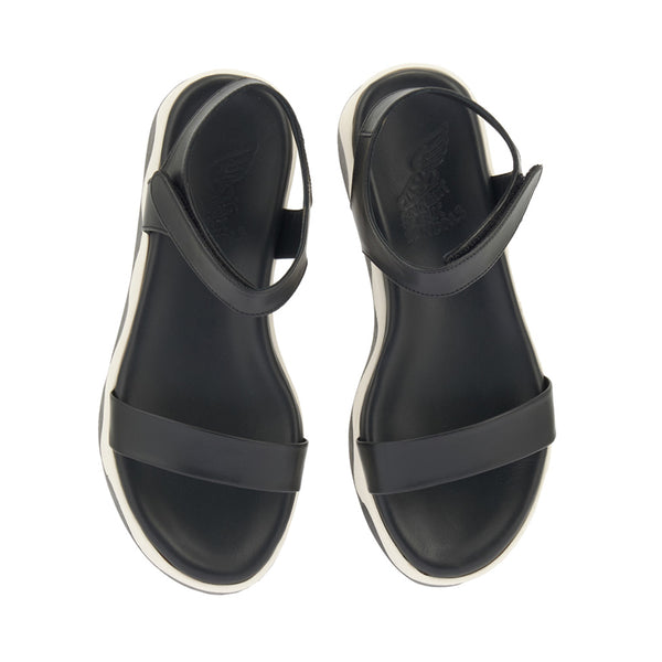 Ancient Greek Sandals Salamina Black