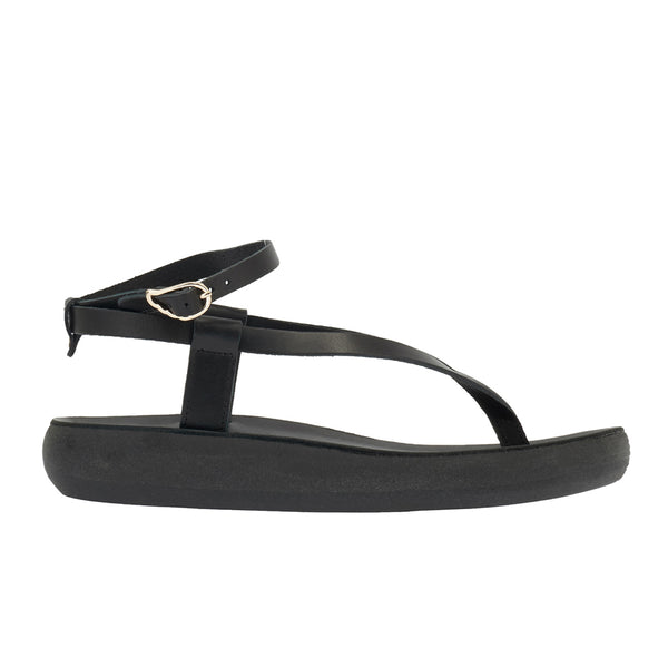 ancient greek sandals Salomi comfort Black