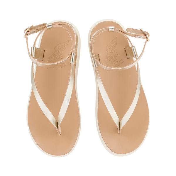 Ancient Greek Sandals Salomi Comfort Platinum