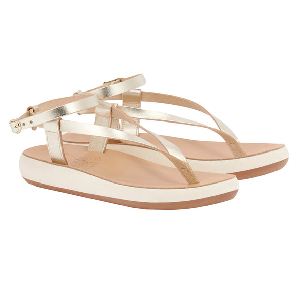 Ancient Greek Sandals Salomi Comfort Platinum