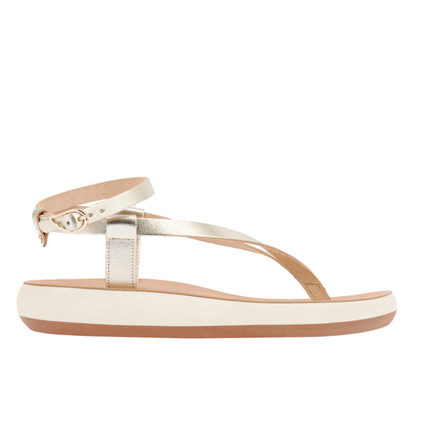 ancient greek sandals Salomi comfort Platinum