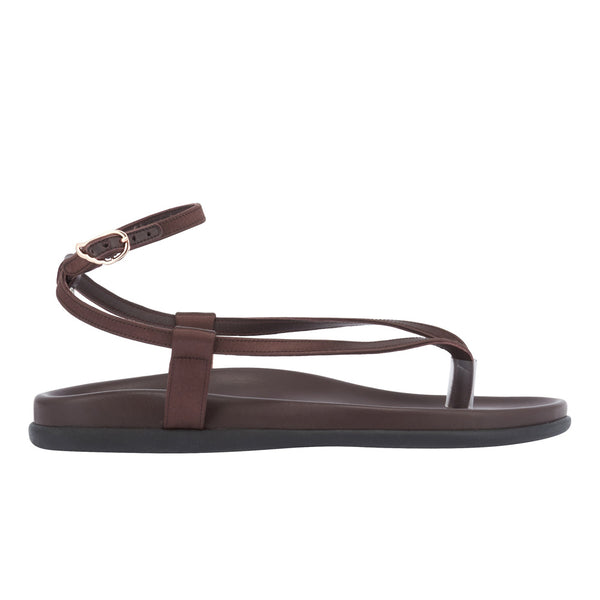 ancient greek sandals Saloni footbed Brown