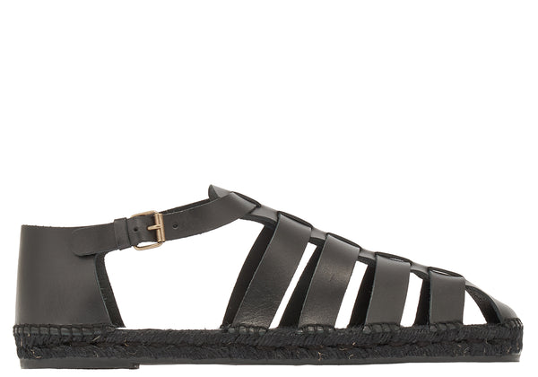 ancient greek sandals Samos 210 Black