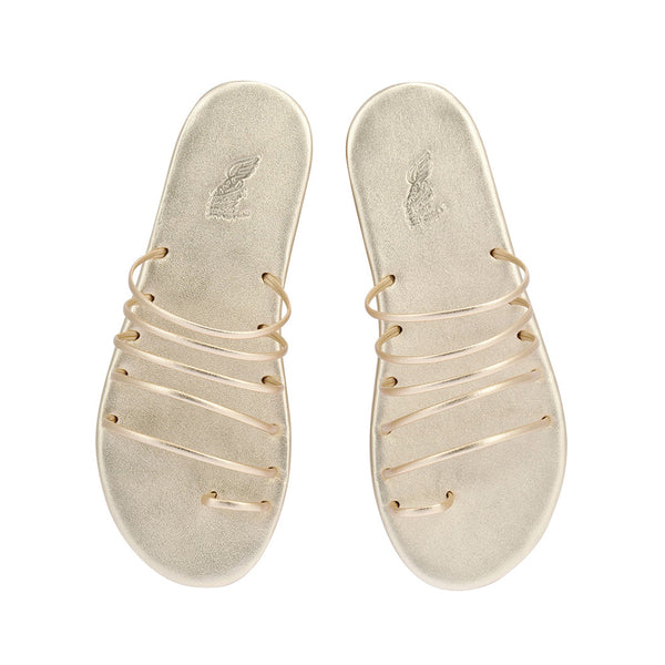 Ancient Greek Sandals Sanni ALL PLATINUM