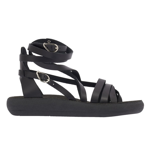 ancient greek sandals Satira comfort Black