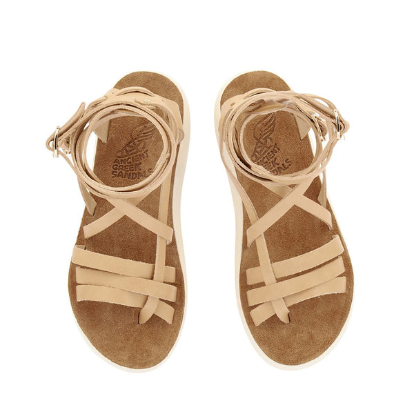Ancient Greek Sandals Satira Comfort Natural