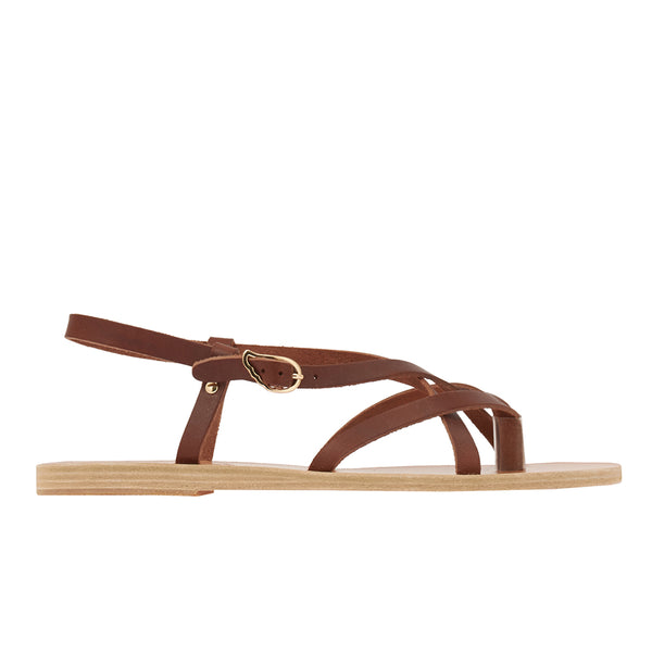 ancient greek sandals Semele Chestnut
