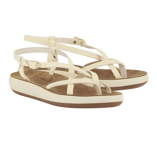 Ancient Greek Sandals Semele Comfort Off White