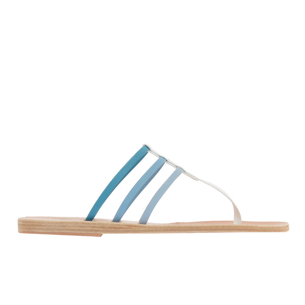 ancient greek sandals Serena Mixed Blues