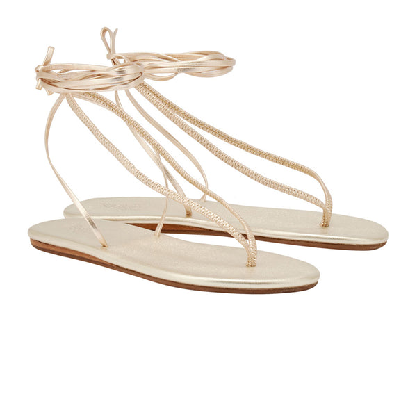 Ancient Greek Sandals Sfendoni Platinum