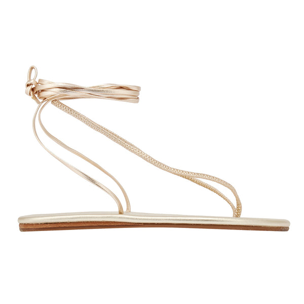 ancient greek sandals Sfendoni Platinum