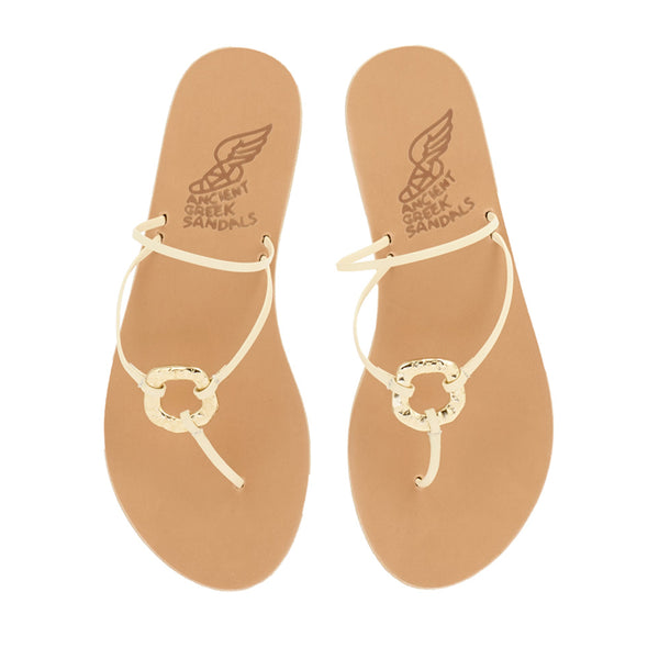 Ancient Greek Sandals Sfyra Off White