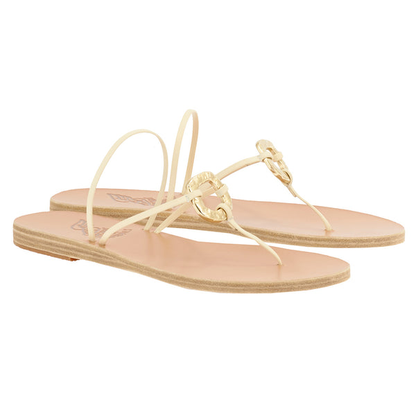Ancient Greek Sandals Sfyra Off White