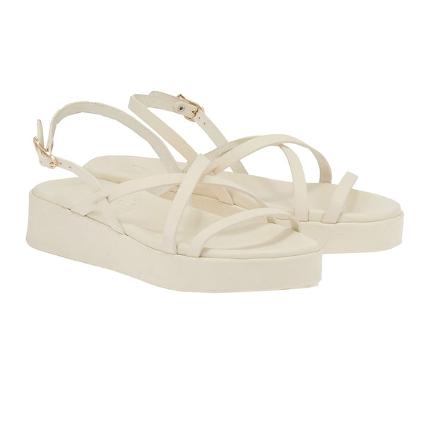 Ancient Greek Sandals Silia Off White