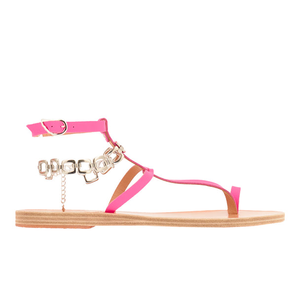 ancient greek sandals Skythia Fluo Pink