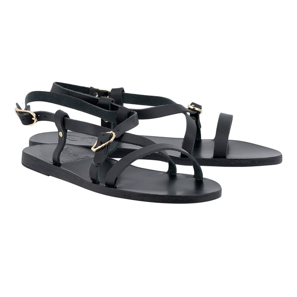 Ancient Greek Sandals Sofia Black