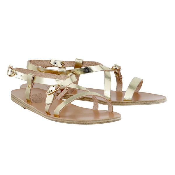 Ancient Greek Sandals Sofia Platinum