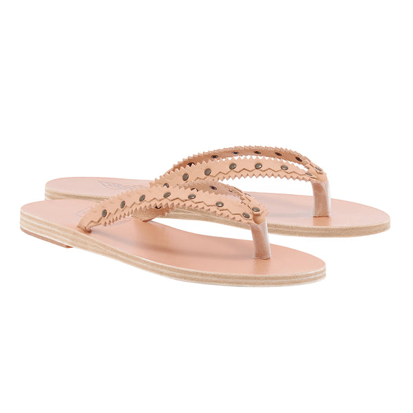 Ancient Greek Sandals Spathi Natural