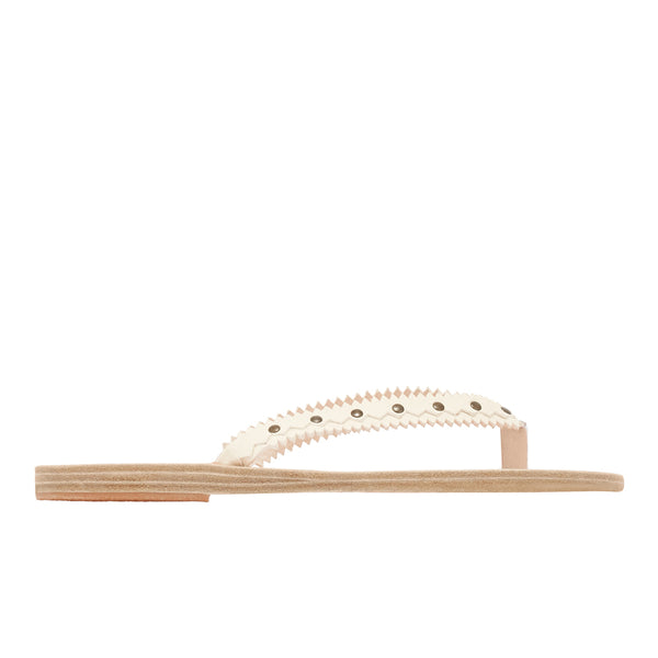ancient greek sandals Spathi Off White