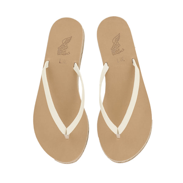 Ancient Greek Sandals Spetses Thong Off White