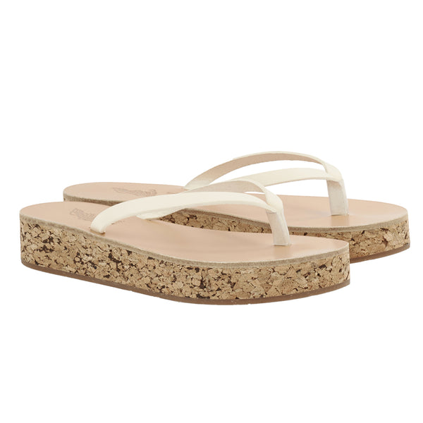 Ancient Greek Sandals Spetses Thong Off White