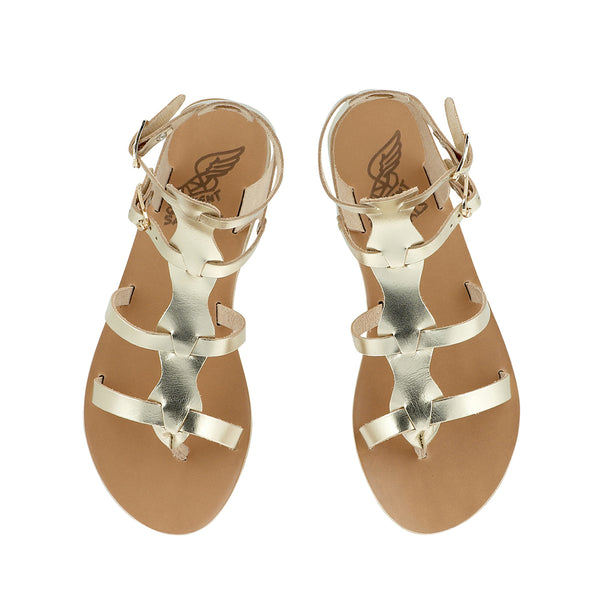 Ancient Greek Sandals Stephanie Platinum