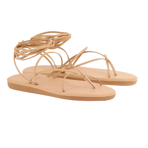 Ancient Greek Sandals String Flip Flop Natural