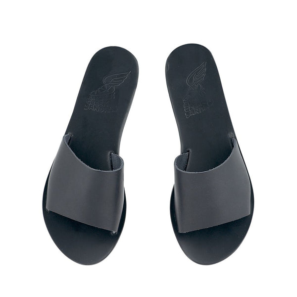 Ancient Greek Sandals Taygete Black