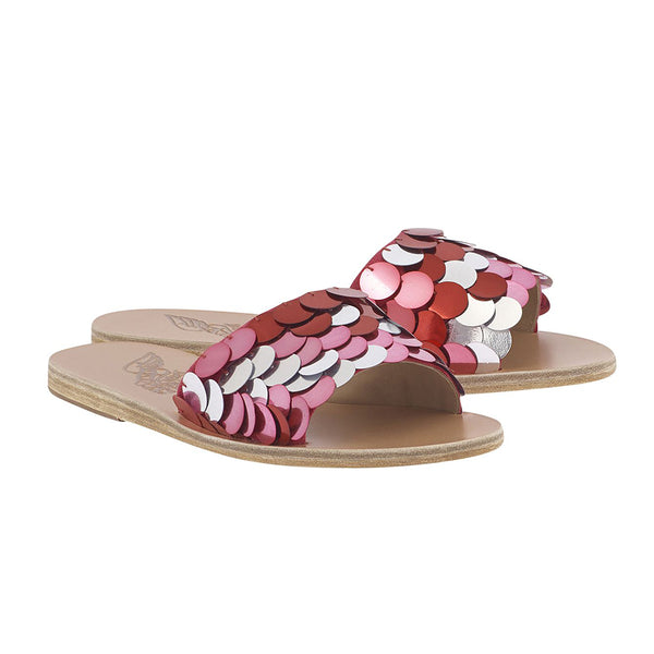 Ancient Greek Sandals Taygete FUCHSIA MIX