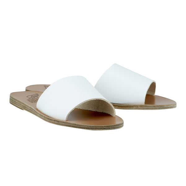 Ancient Greek Sandals Taygete White