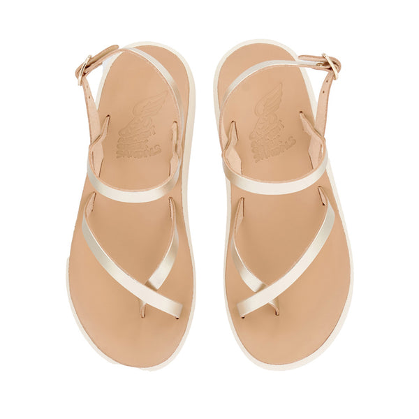 Ancient Greek Sandals Tereza Comfort Platinum