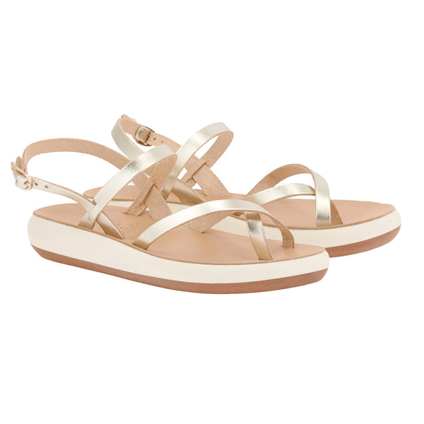 Ancient Greek Sandals Tereza Comfort Platinum