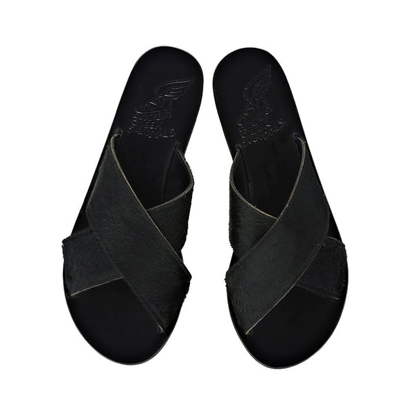 Ancient Greek Sandals Thais Black