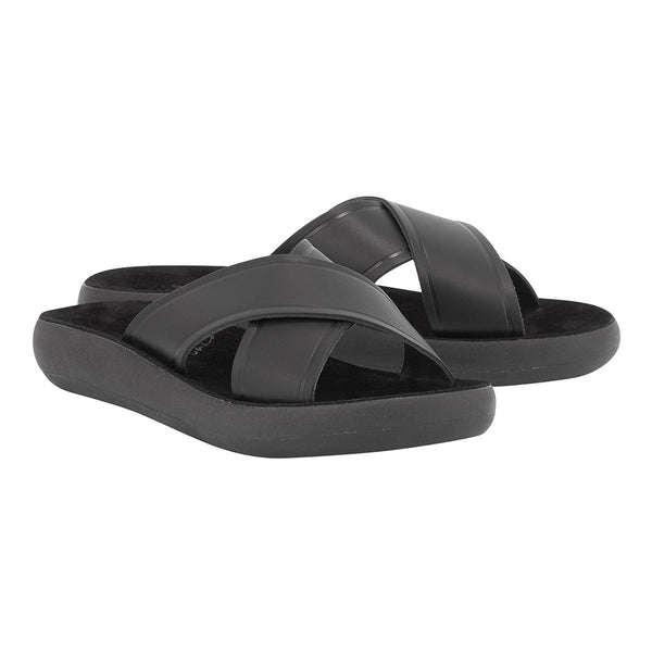 Ancient Greek Sandals Thais Comfort Black